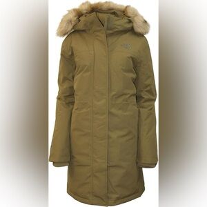 Women's The North Face Arctic Parka II NWT Military Olive Large